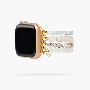 Maanverlichte Agaat Harmony Apple Watch -band