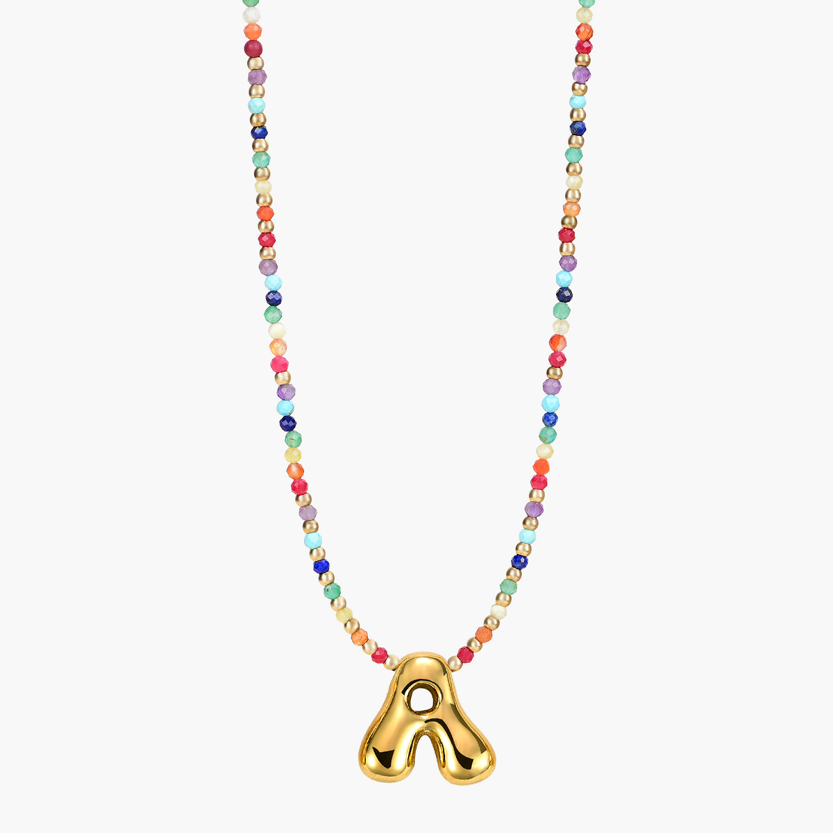 Rainbow Bubble Initial Ketting