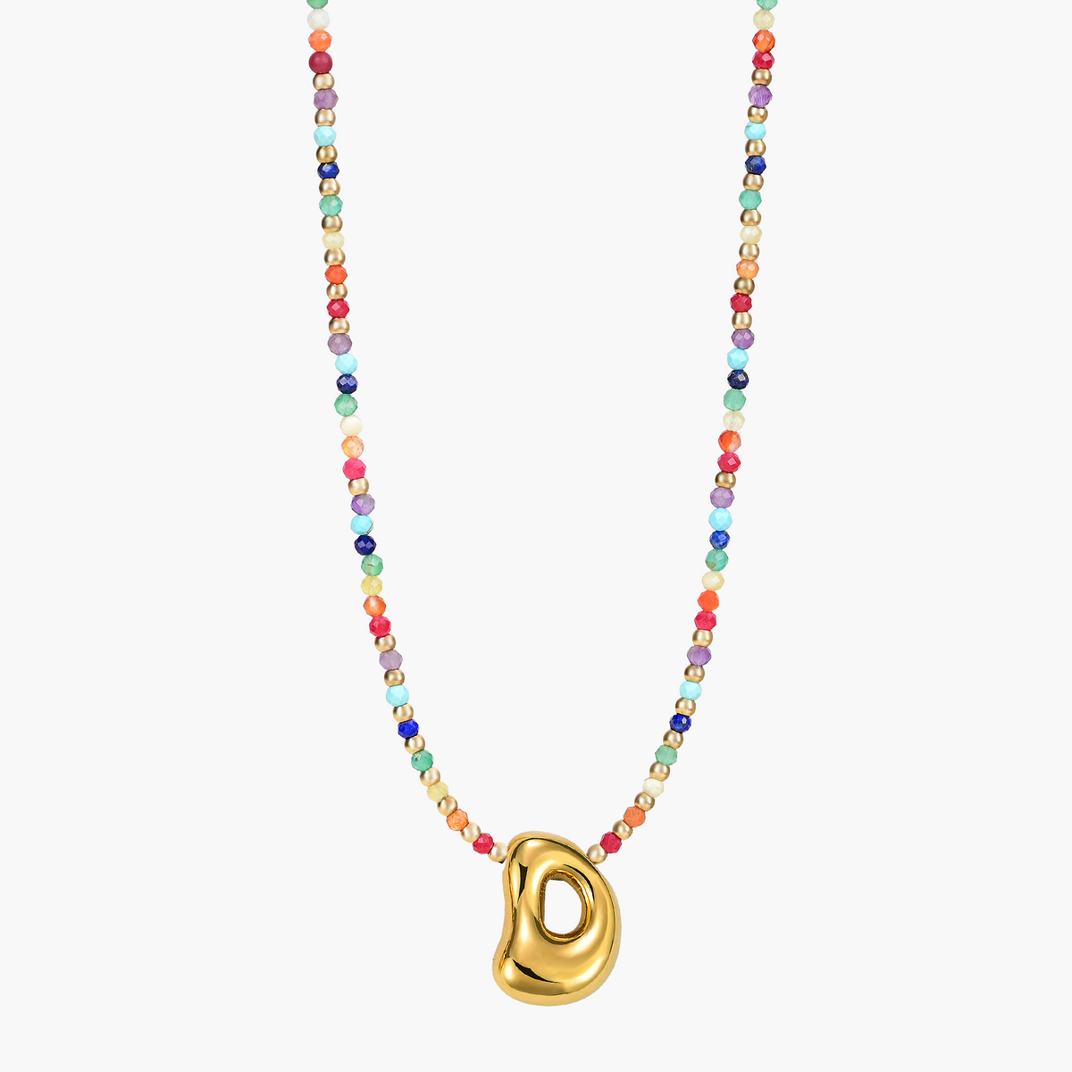 Rainbow Bubble Initial Ketting