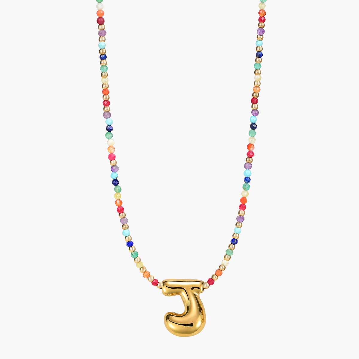 Rainbow Bubble Initial Ketting