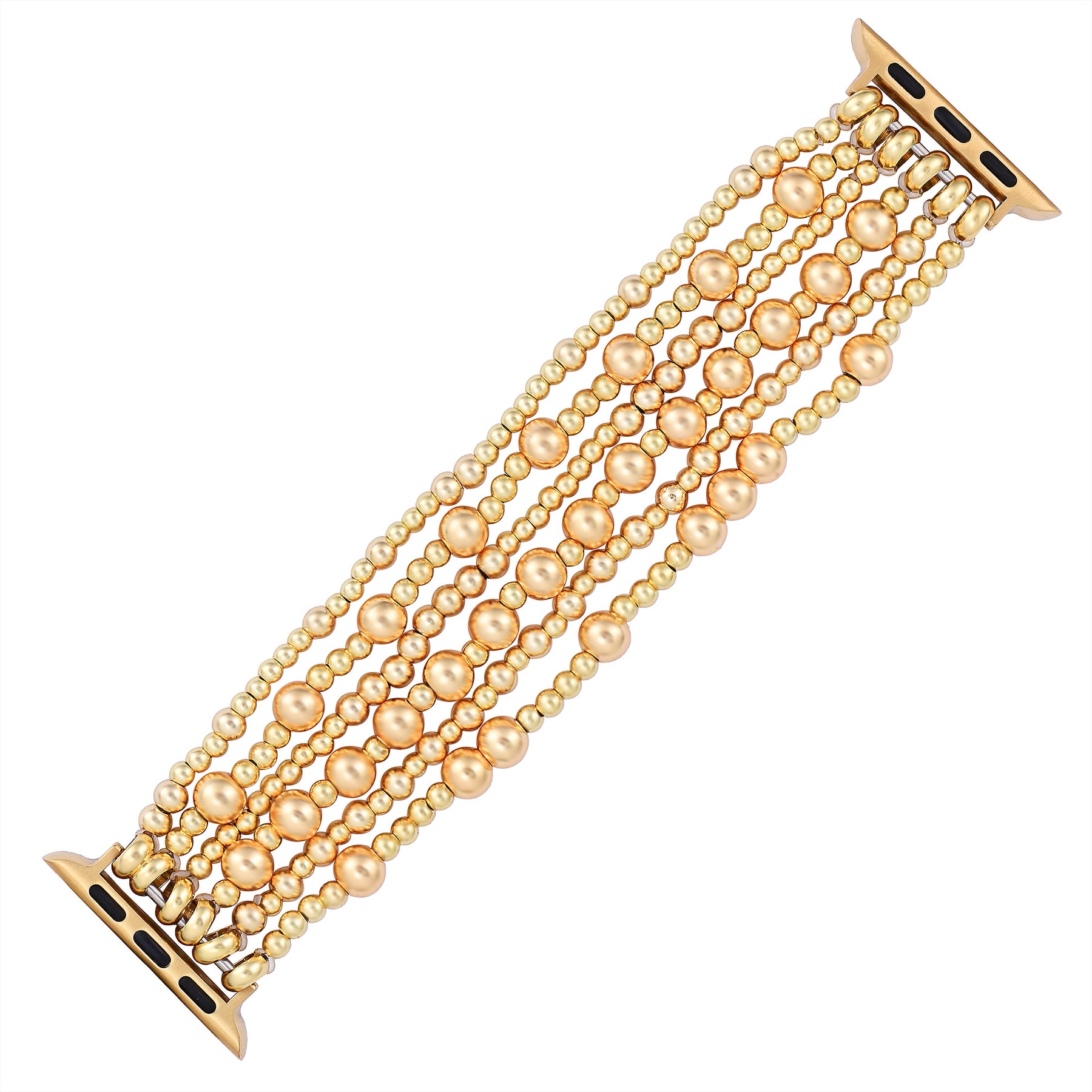 Gouden Demure Stretch Apple Watch -band