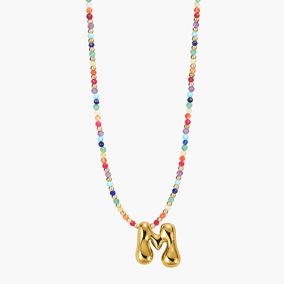 Rainbow Bubble Initial Ketting