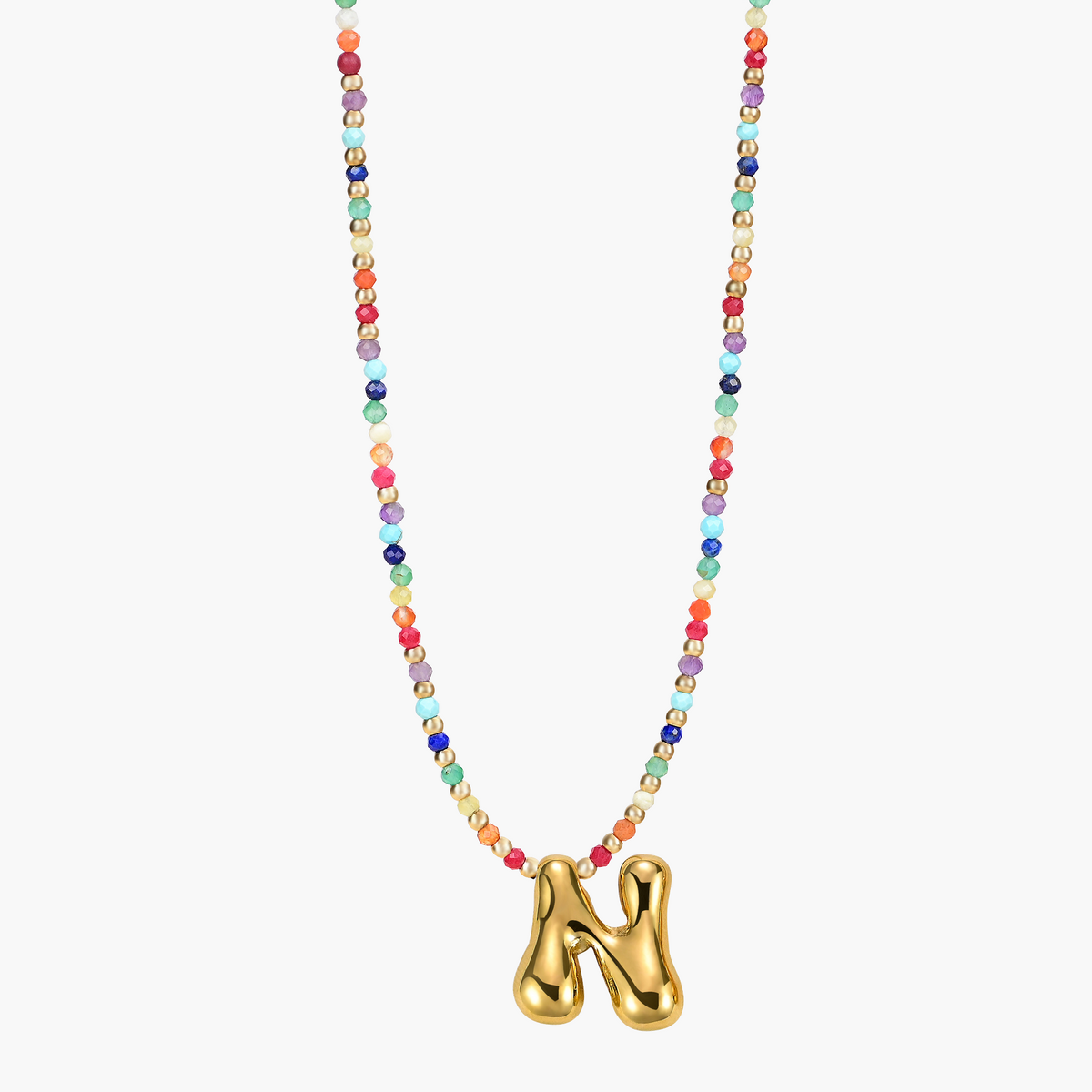 Rainbow Bubble Initial Ketting