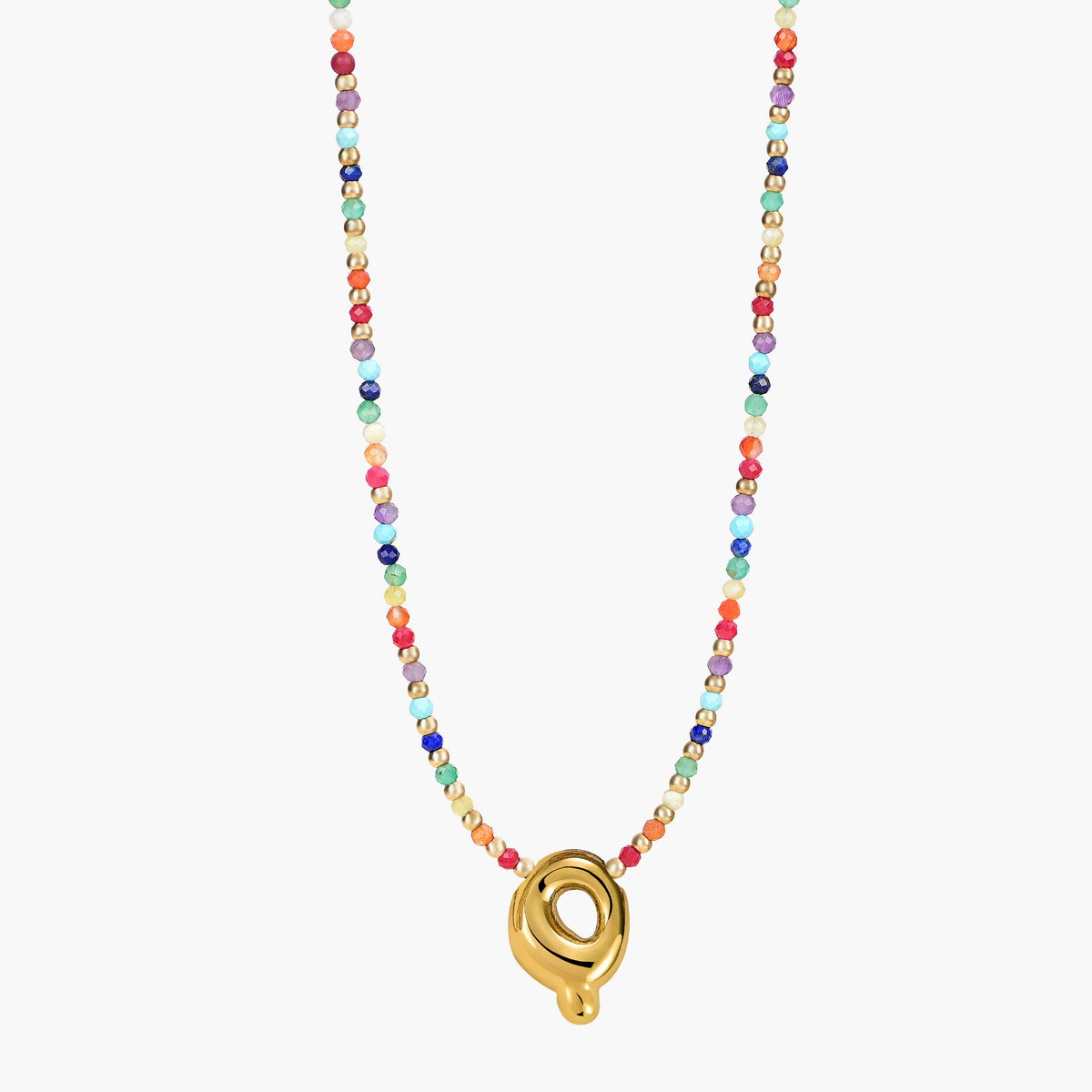 Rainbow Bubble Initial Ketting