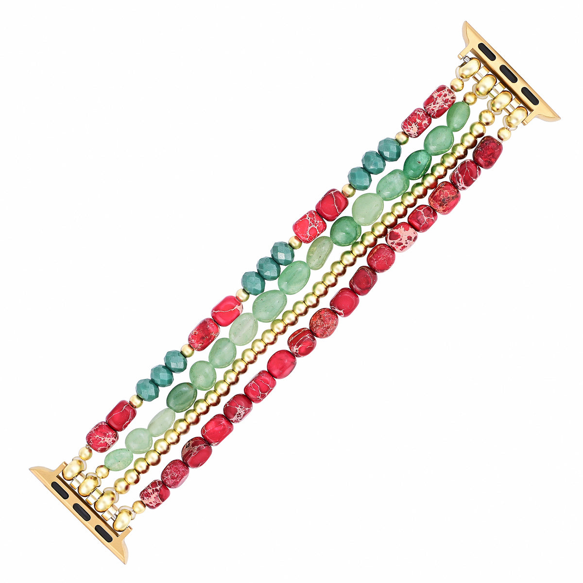 Bracelet Apple Watch Noël Élégance Or Éternel