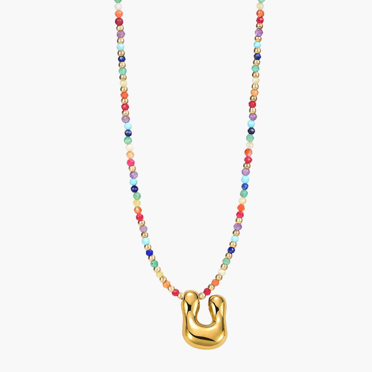 Rainbow Bubble Initial Ketting
