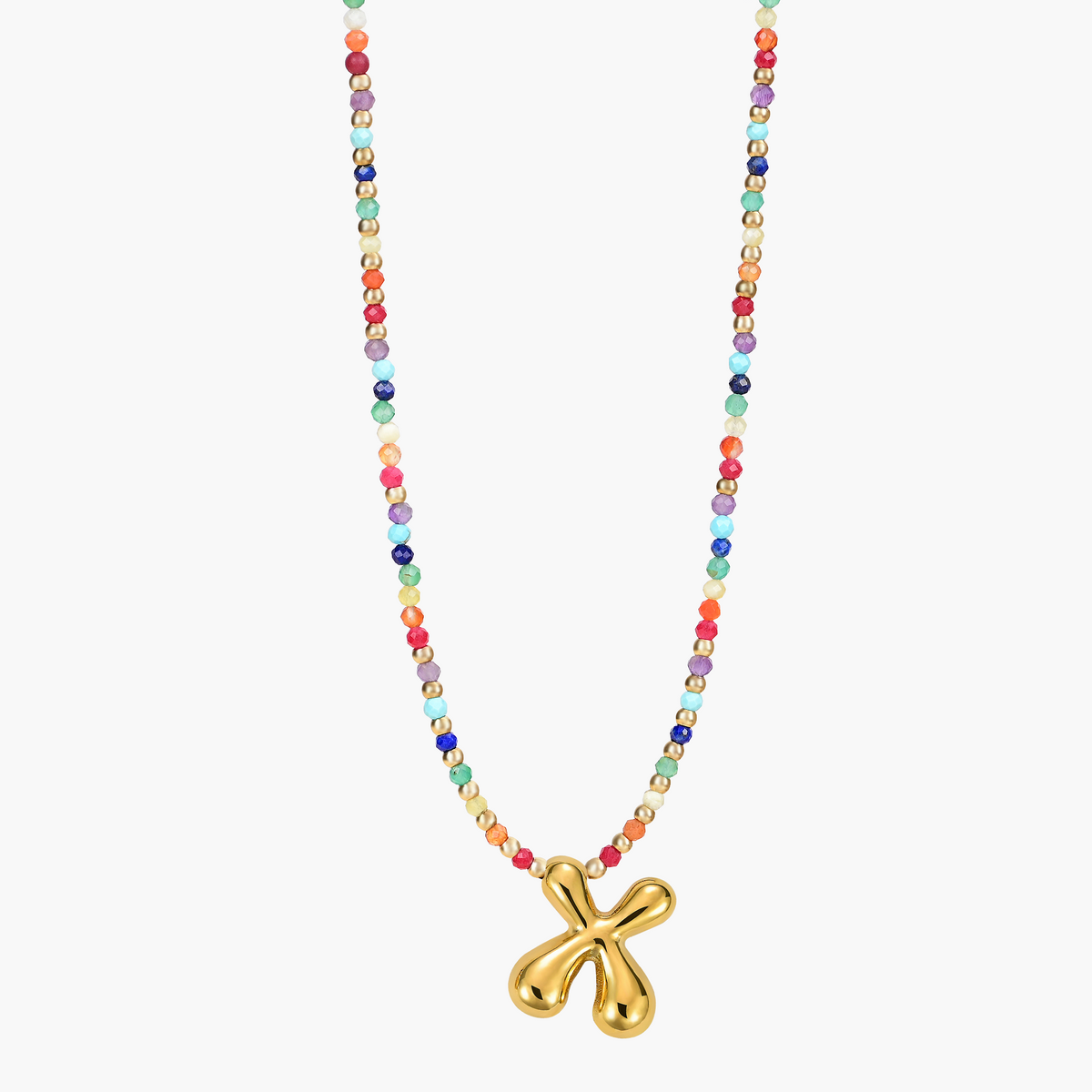 Rainbow Bubble Initial Ketting