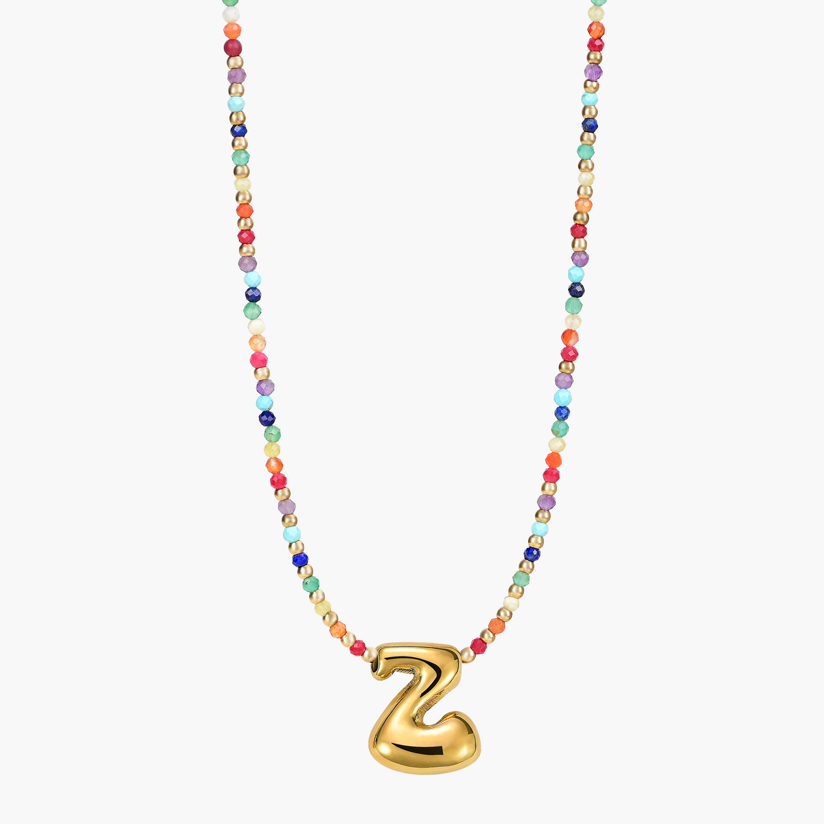 Rainbow Bubble Initial Ketting
