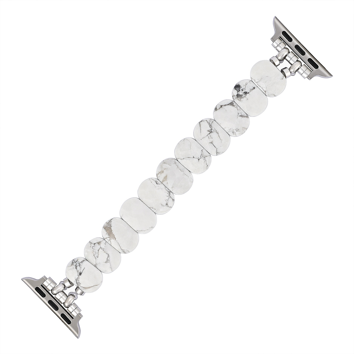 Verspieltes Howlite Stretch Apple Watch Armband
