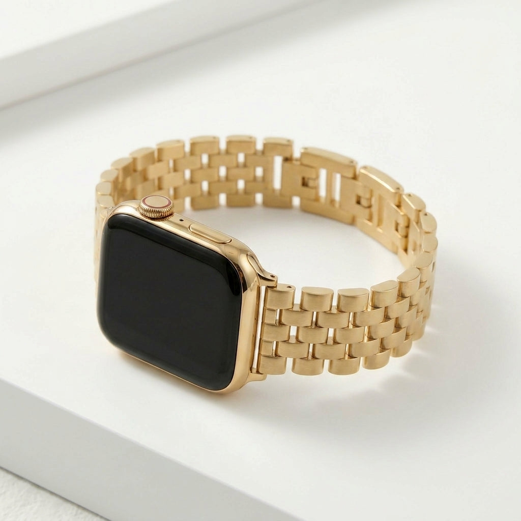 Goldenes Chic Luxus Apple Watch Armband