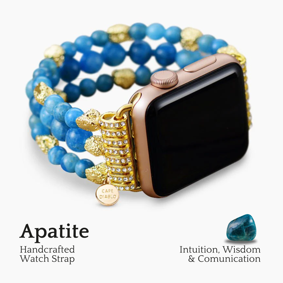 Apatiet glans stretch Apple Watch -bandje