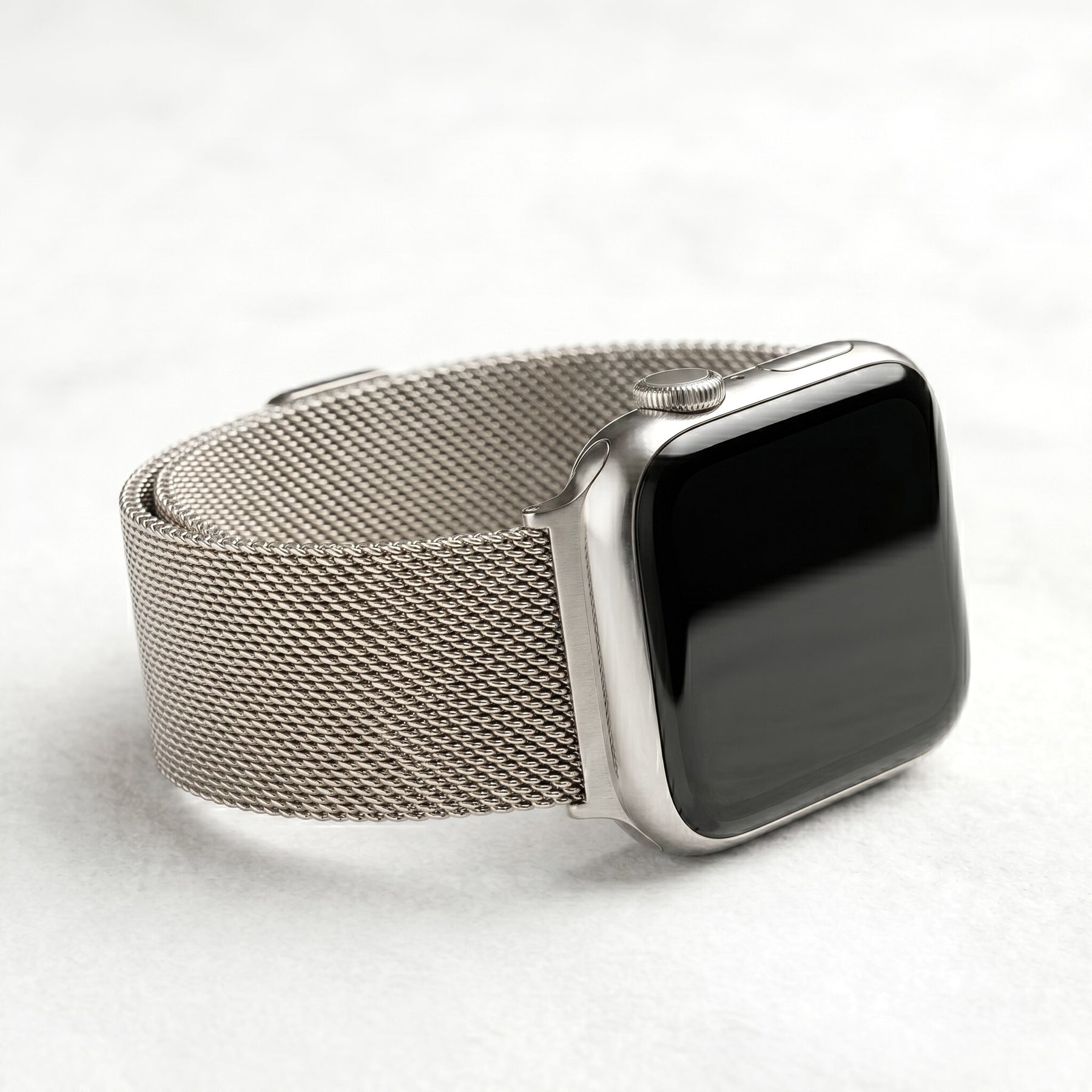 Platin Stahl Luxus Apple Watch Armband
