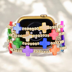 Chakra Cross Stretch Apple Watch -bandje