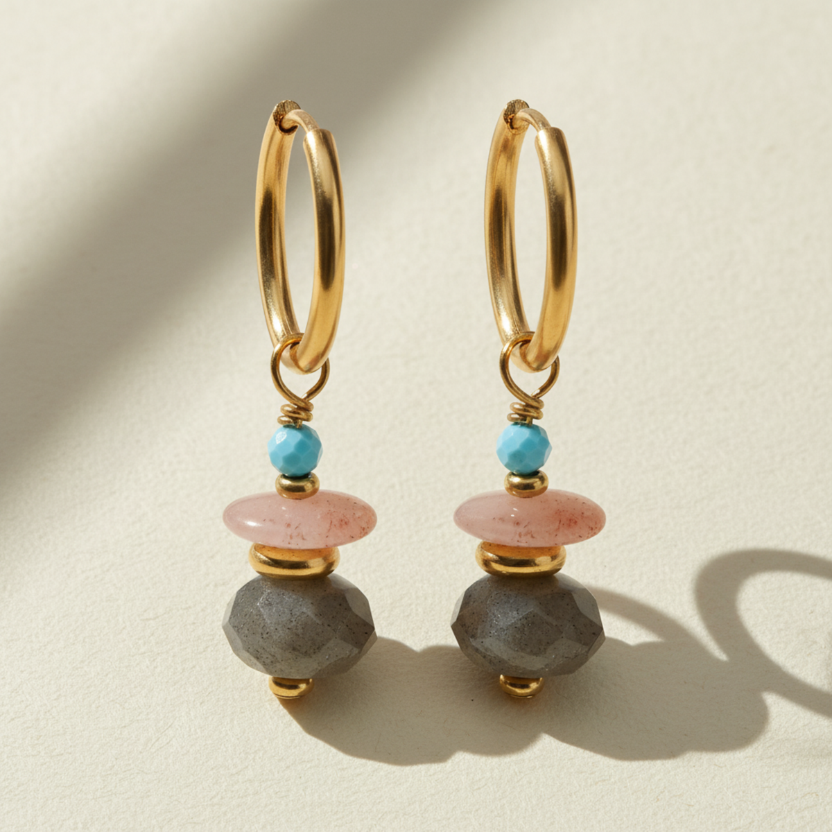 Aurora Labradoriet Oorbellen