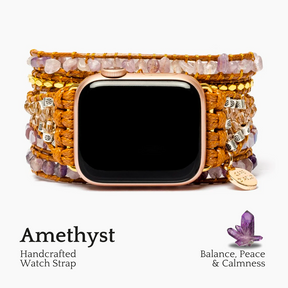 Imperial Amethist Apple Watch-bandje