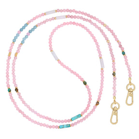 Pink Jade Serenity Telefoonketting