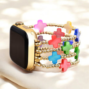 Chakra Cross Stretch Apple Watch -bandje