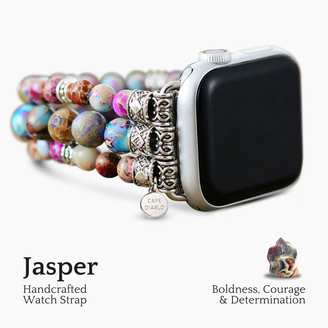 Intens Jasper Stretch Apple Watch-bandje