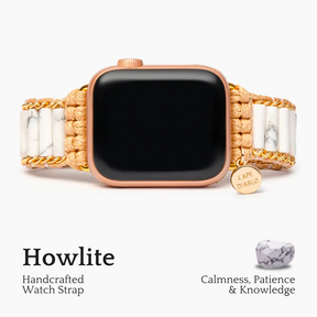Bracelet de montre Apple Howlite céleste