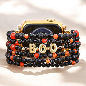 Halloween Pompoenveld Apple Watch Band