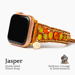 Apple Watch-bandje met tropische jaspis