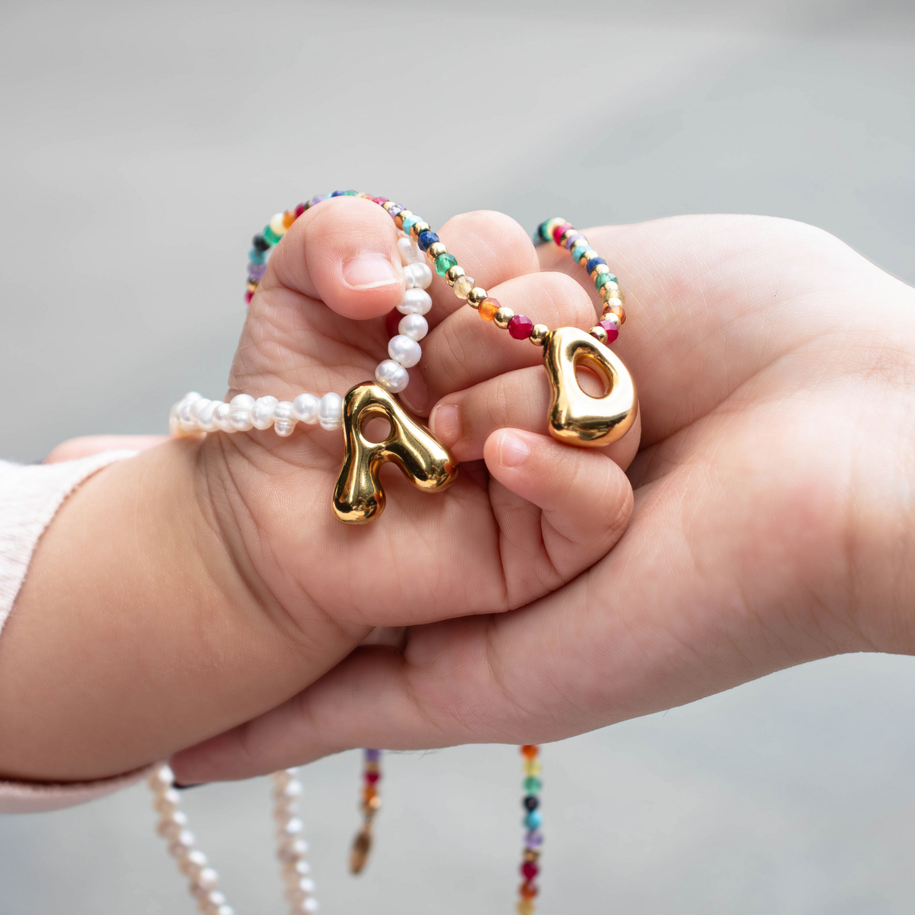 Parel Bubbels Initiële Ketting
