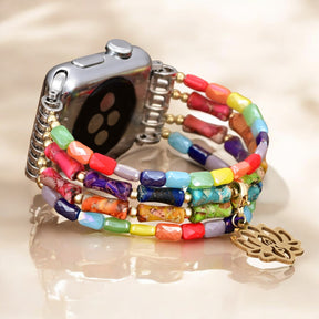 Lotus Chakra Stretch Apple Watch-band