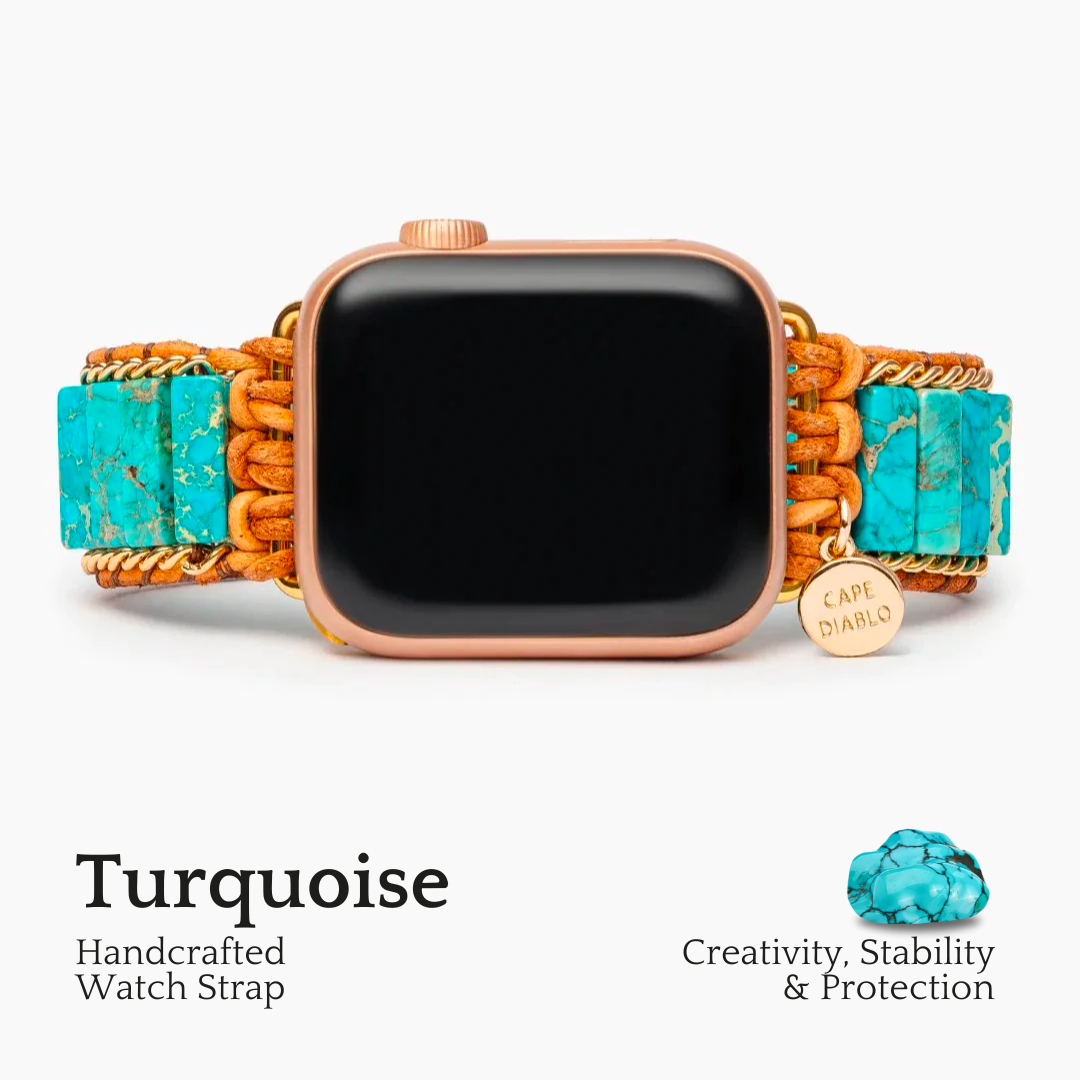 Native turkoois beschermende Apple Watch-band