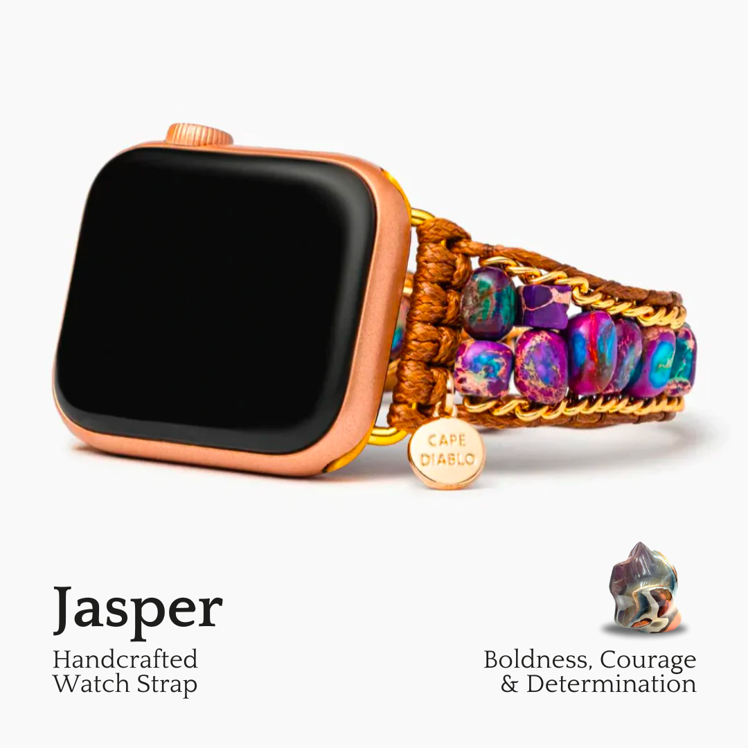 Moonlight-Jaspis Apple Watch Armband