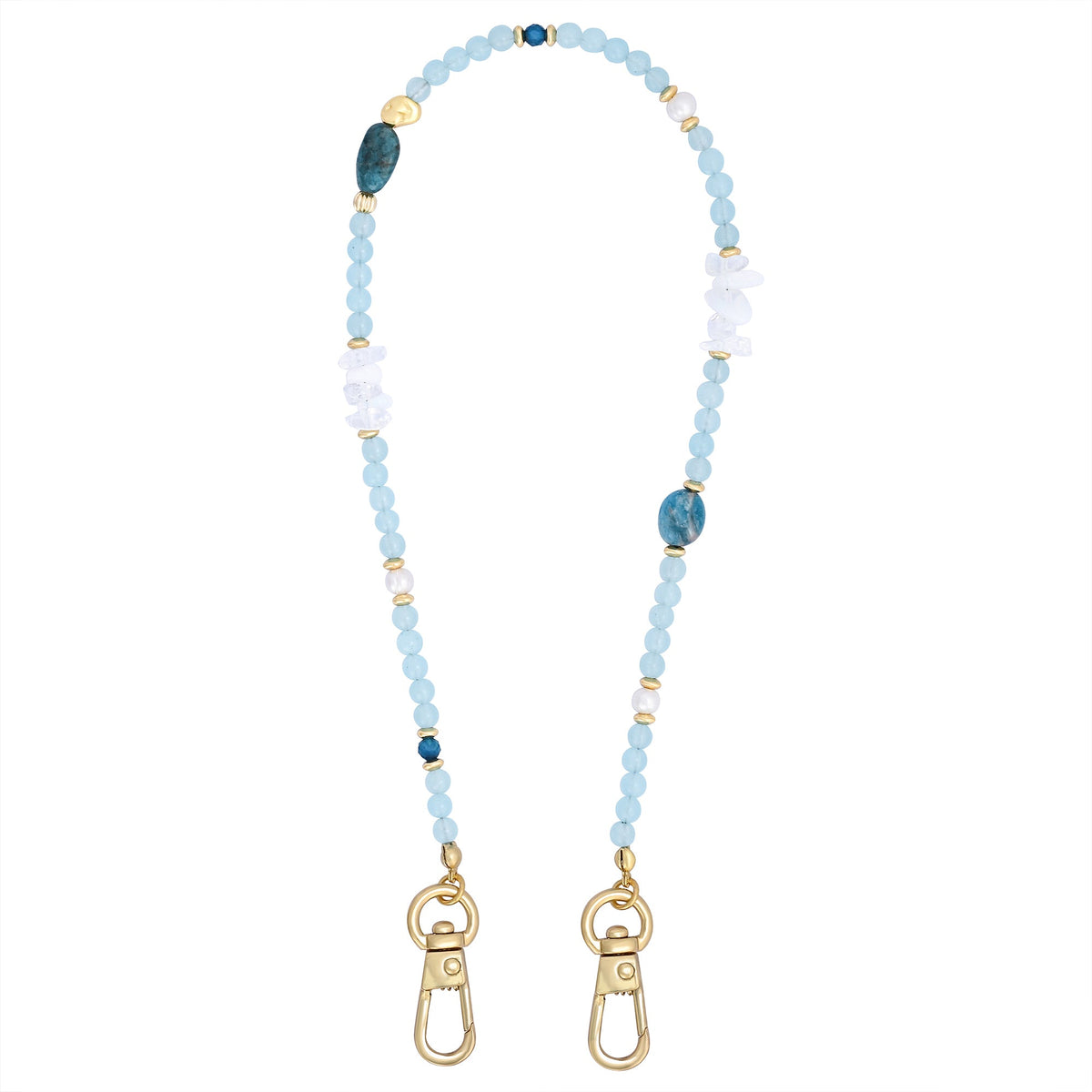 Blue Agate Breeze Telefoonketting