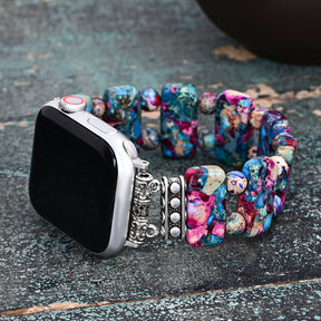 Hemelse Glans Stretch Apple Watch Bandje