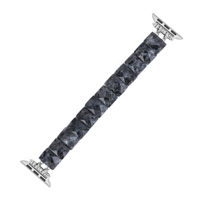 Mitternachts-Balance-Stein-Stretch-Armband für Apple Watch