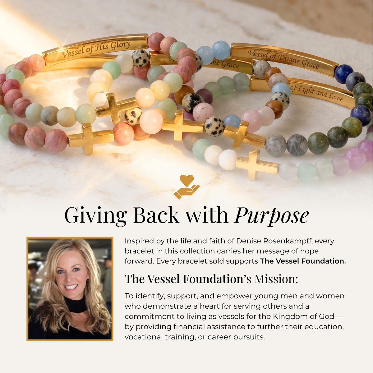 Armbänder mit geheimnisvoller Botschaft „Vessels of Purpose“ – Tigerdesign