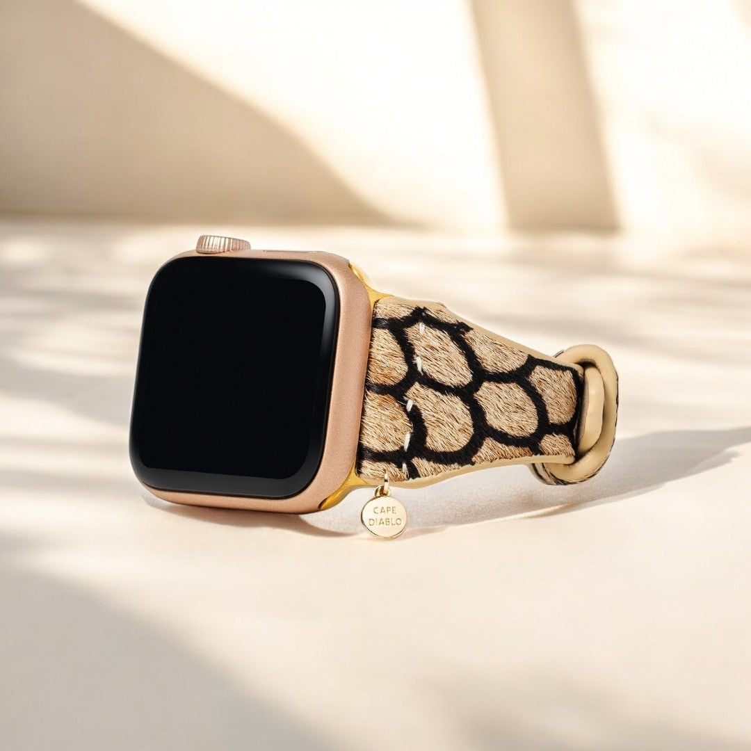 Midnight Scales leren Apple Watch bandje