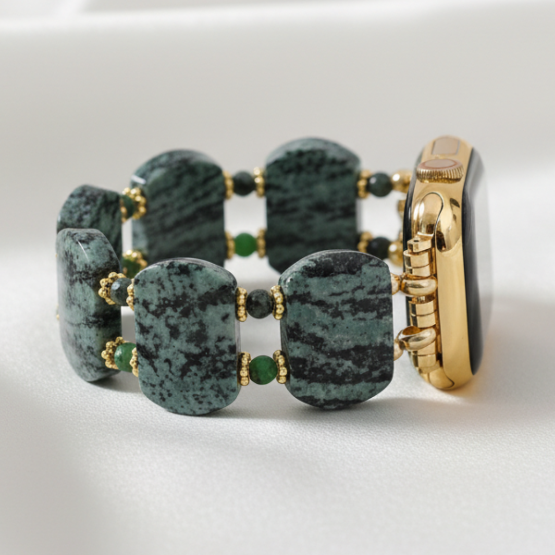 Smaragdmos Taxoiet Apple Watch-band