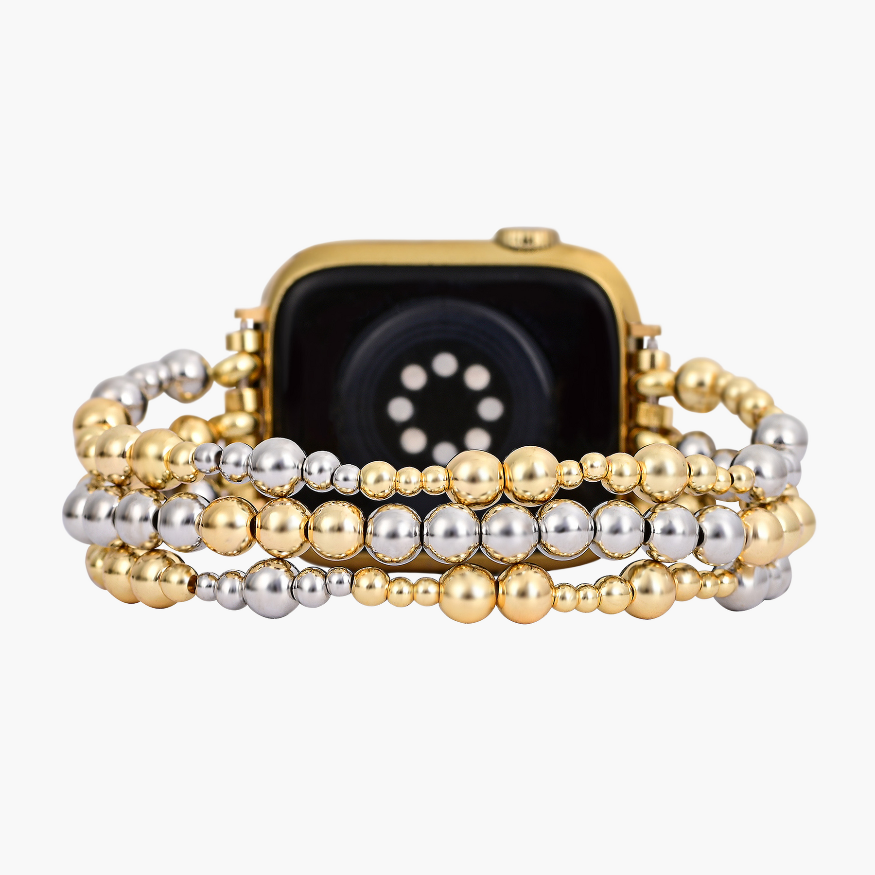 Sterling Gouden Stretch Apple Watch Bandje