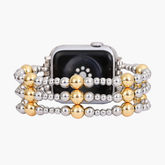 Silver Ember Stretch Apple Watch Armband