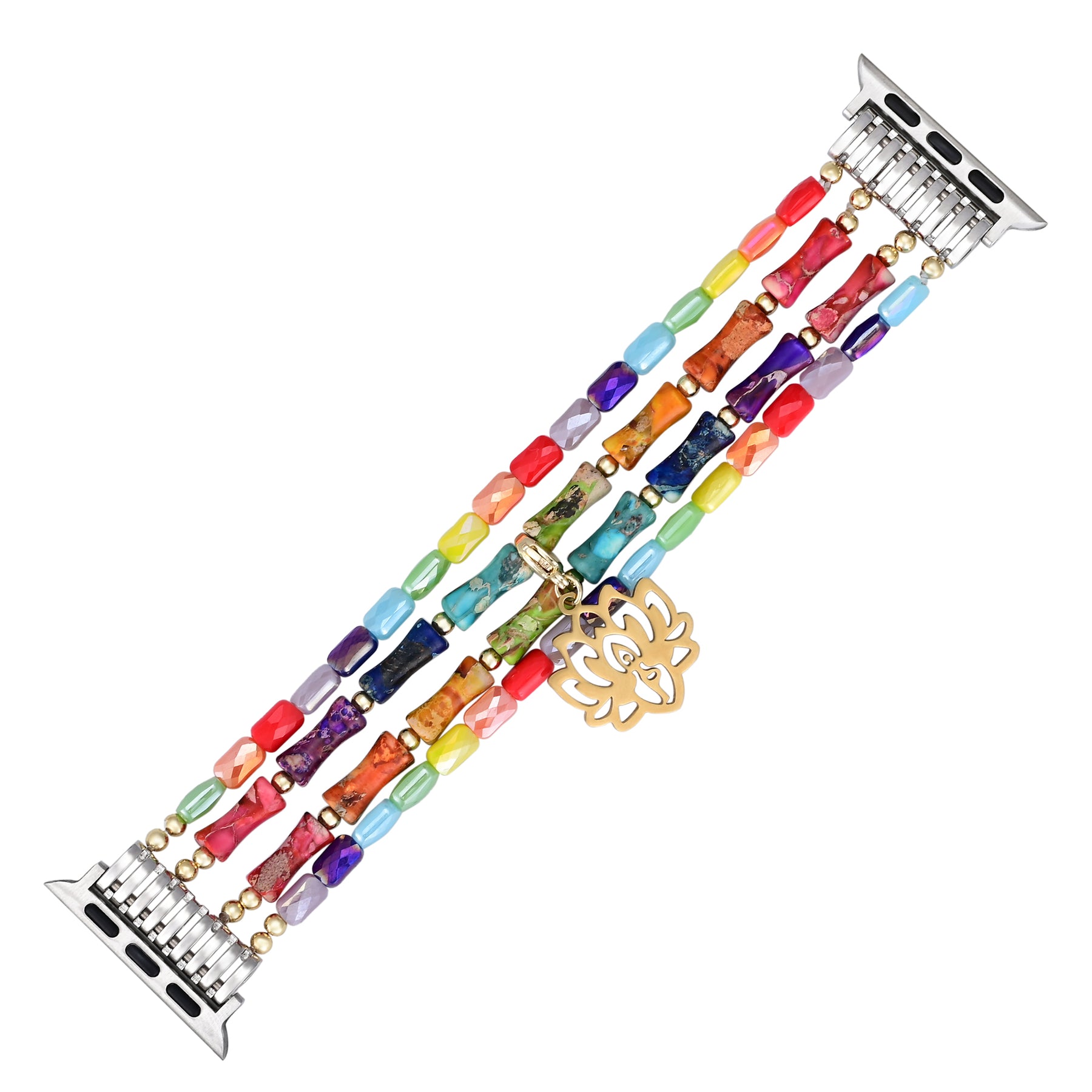 Lotus Chakra Stretch Apple Watch Strap