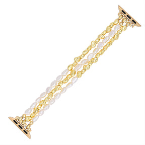 Bracelet extensible Golden Pearl pour Apple Watch