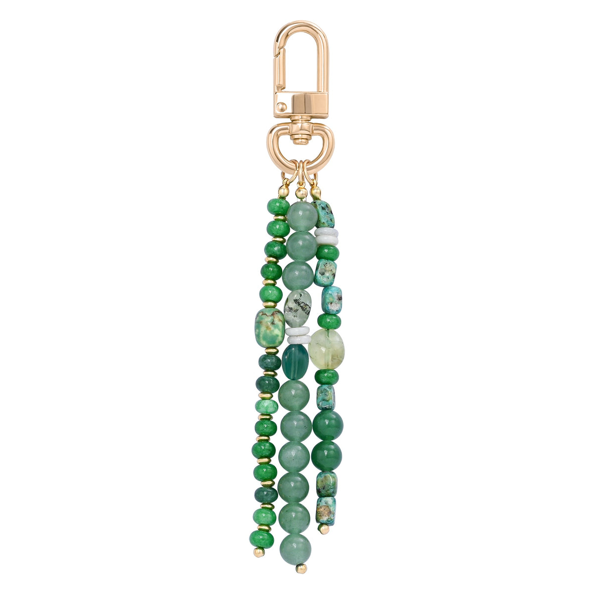 Porte-clés d'harmonie en aventurine verte