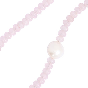 Collier Perle Éclat Rose