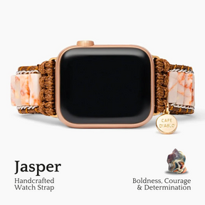 Delicate keizerlijke Jasper Apple Watch -band