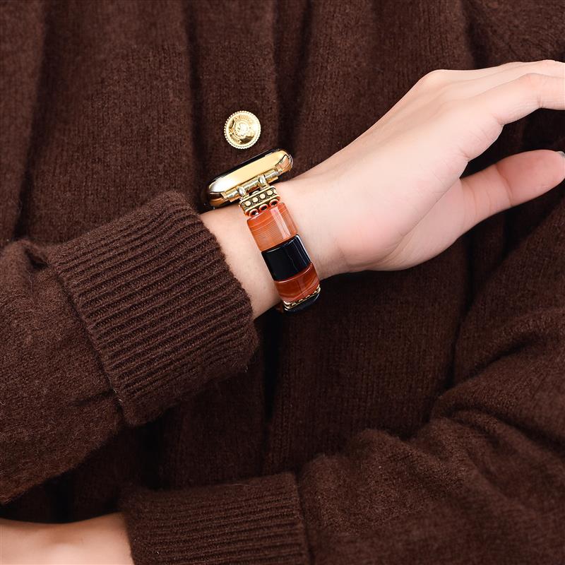 Haunted Stripes Halloween Apple Watch Bandje