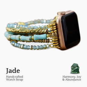 Jade Glimmer Stretch-Apple-Watch-Armband