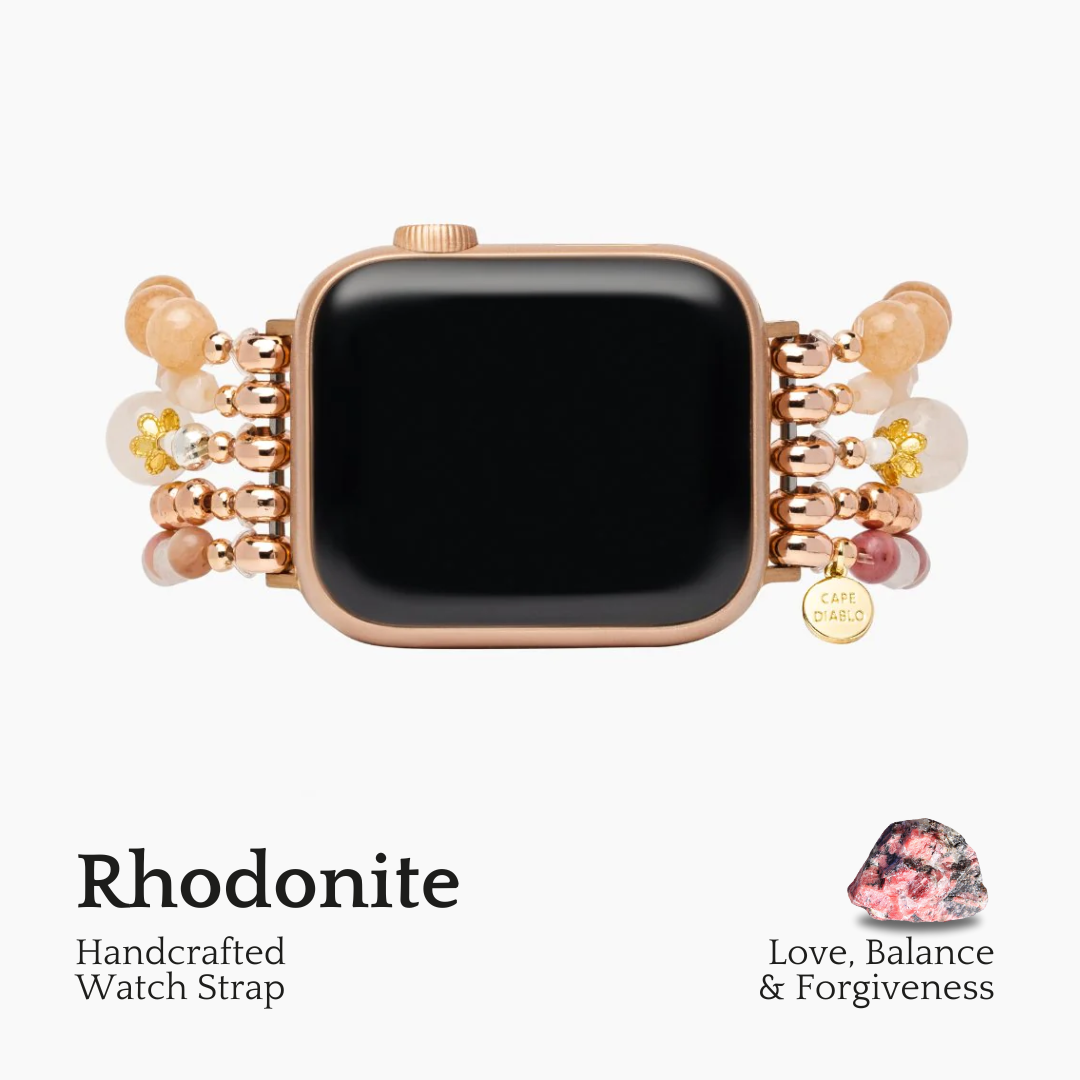 Bracelet Apple Watch Stretch Rose Bordeaux