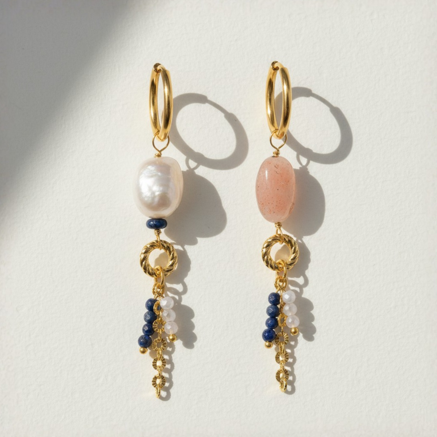Boucles d'oreilles Soleil Pearl