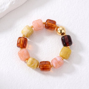 Gemengde grove armband Autumn Ember