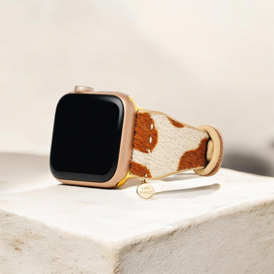 Savannah Slanke Leren Apple Watch Band