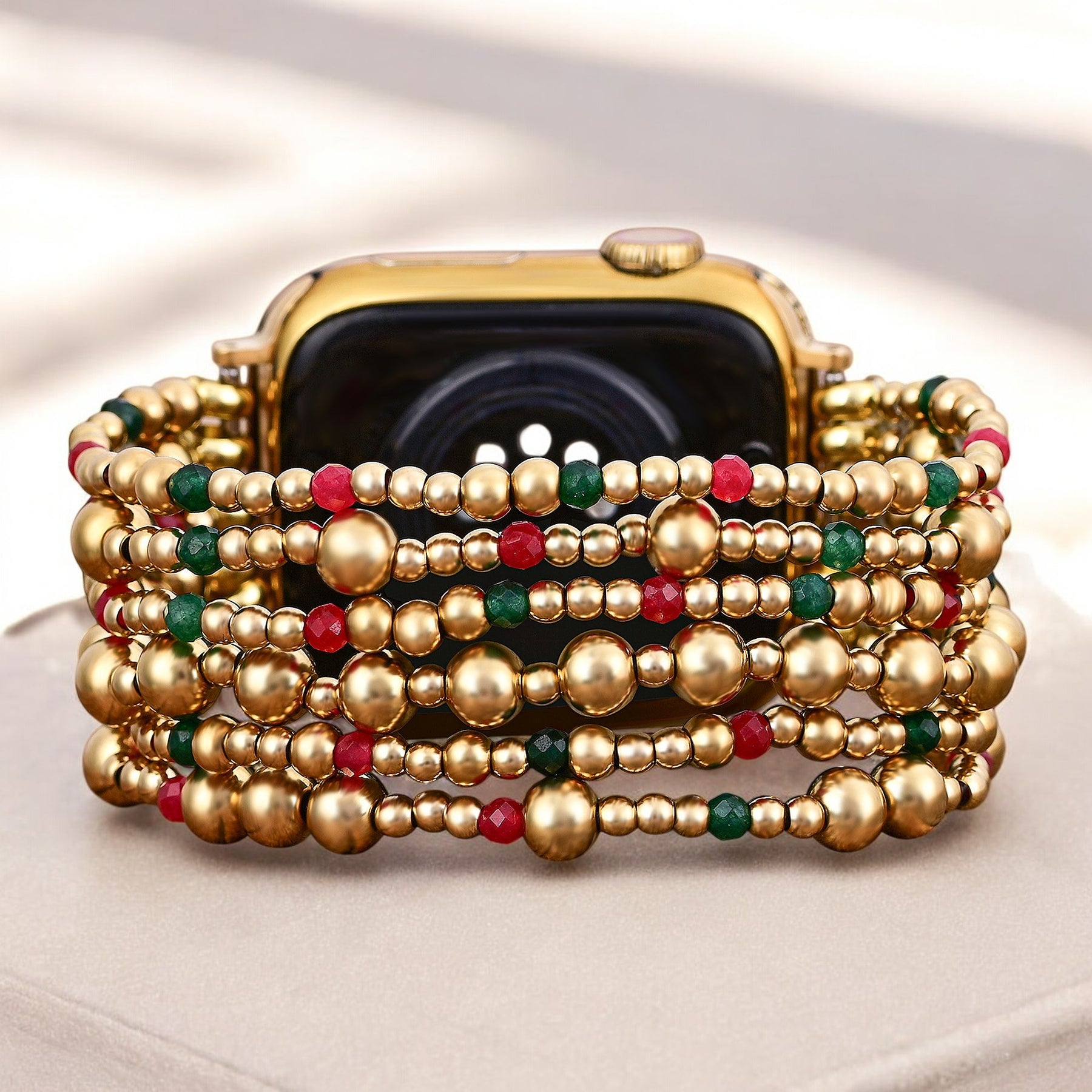 Weihnachtsgoldzauber Apple Watch Armband