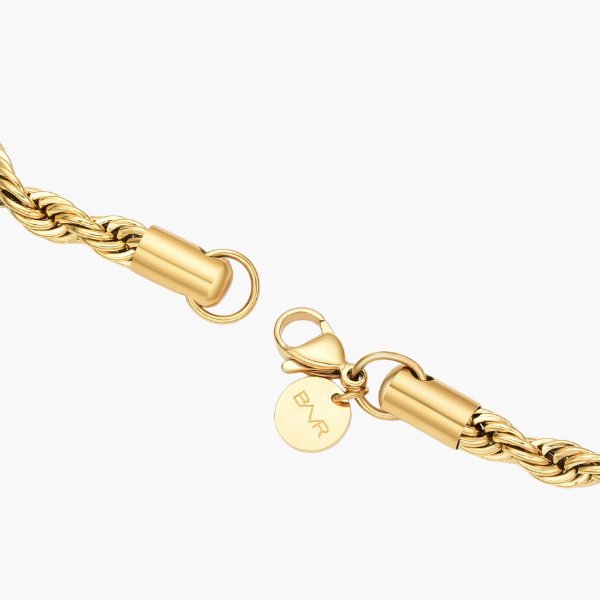 Bracelet en corde (Or) 5mm